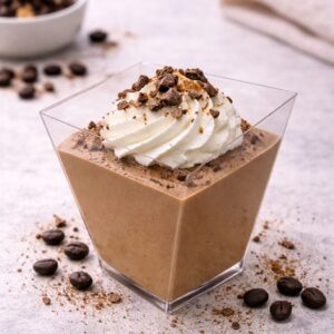 Mousse de café y chocolate