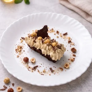 Brownies con cremoso de avellana